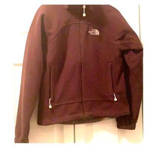 😱North face brown fleece ladies jacket